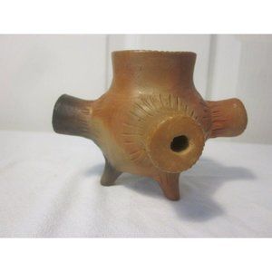 Sara Ayers Catawba Indian Signed Pottery 1987 Cere